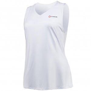 Coros W Tank Top Białe Polska | 5301-SXZUM